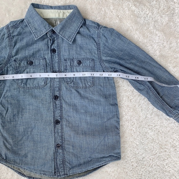 Gap Kids warm jean shirt/5T - Picture 6 of 8
